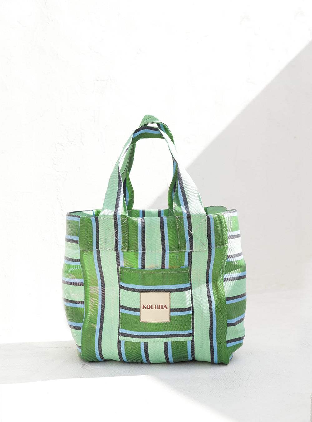 Nylon Beach Bag - Palm Green