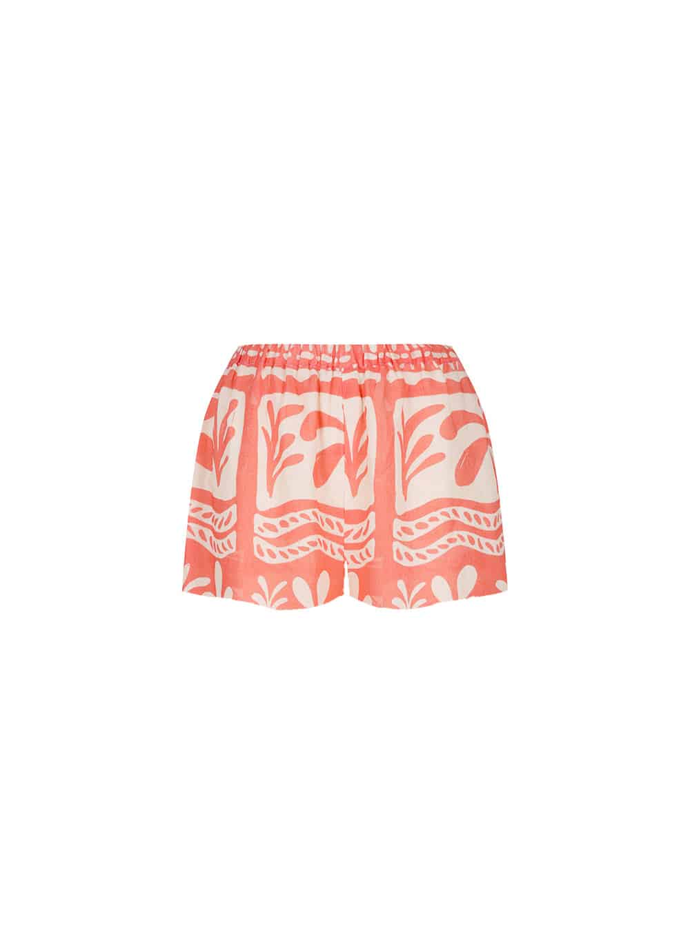 Palma Coral Linen Short