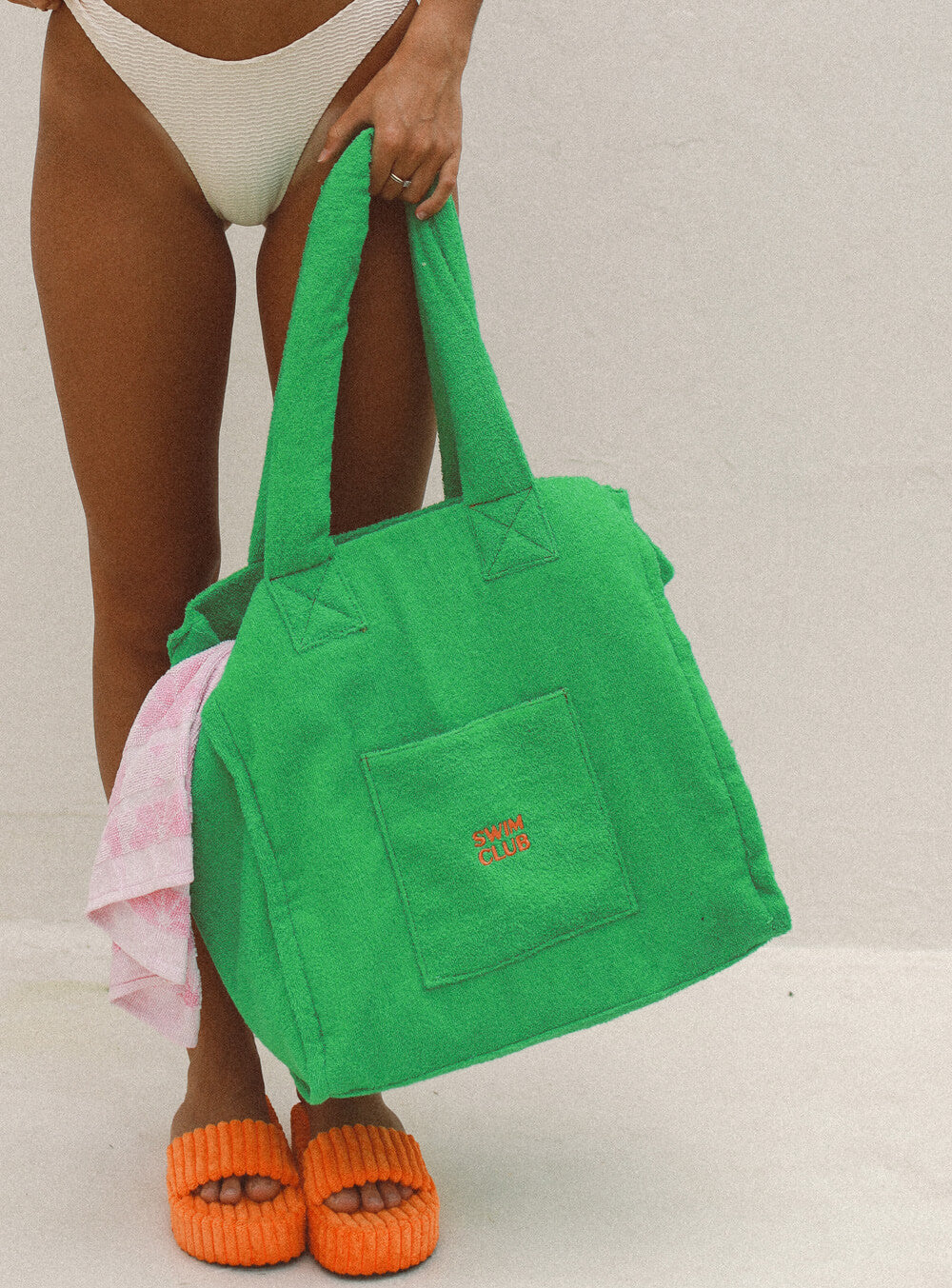 Swim Club Beach Bag - Green